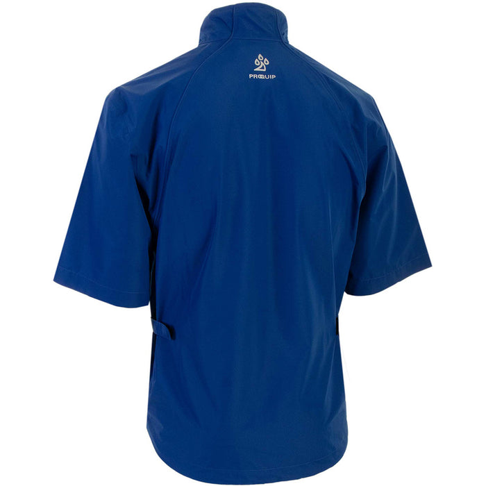 Proquip Tempest Half Sleeve Waterproof Golf Jacket - Blue