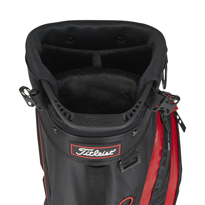 Titleist 2023 Players 4 Stadry Golf Stand Bag - Black/Black/Red