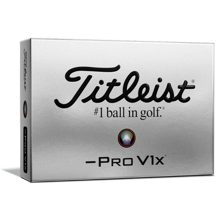 Titleist Pro V1x Left Dash Golf Balls - Free Personalisation