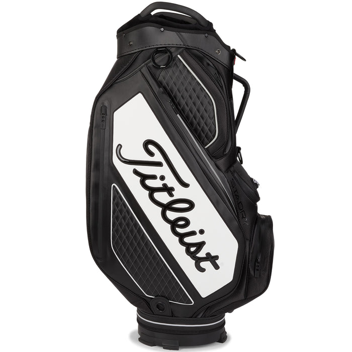 Titleist Tour Series Premium Stadry Golf Cart Bag - Black/White