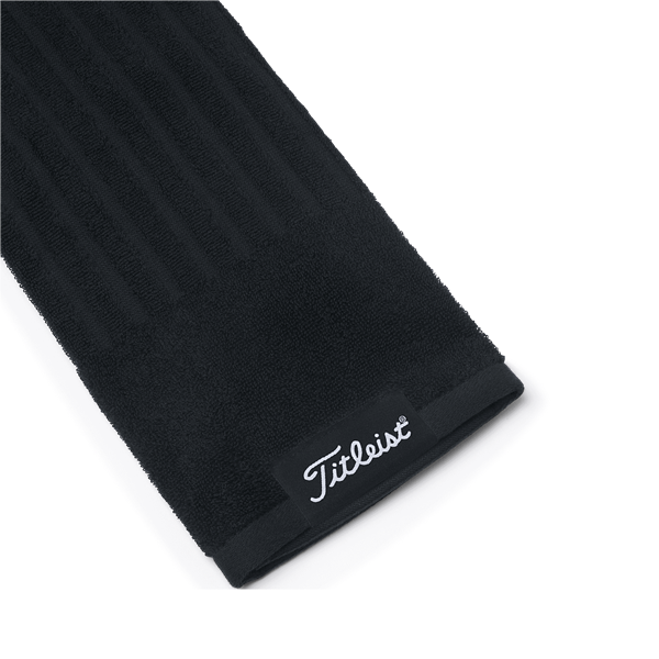 Titleist Tri Fold Golf Towel - Black