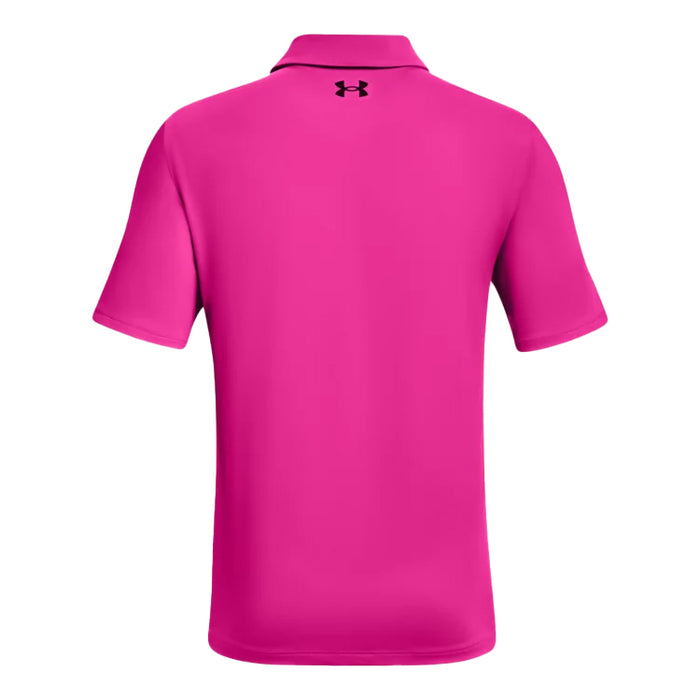 Under Armour T2G Golf Polo Shirt - Rebel Pink/Black